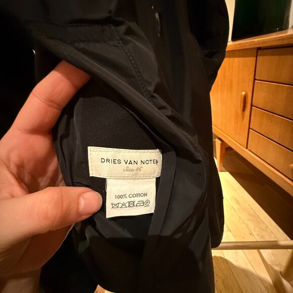 Dries Van Noten Multicolour Cotton Men’s Coat – Size 46 FR | Designer Outerwear - Picture 10 of 10